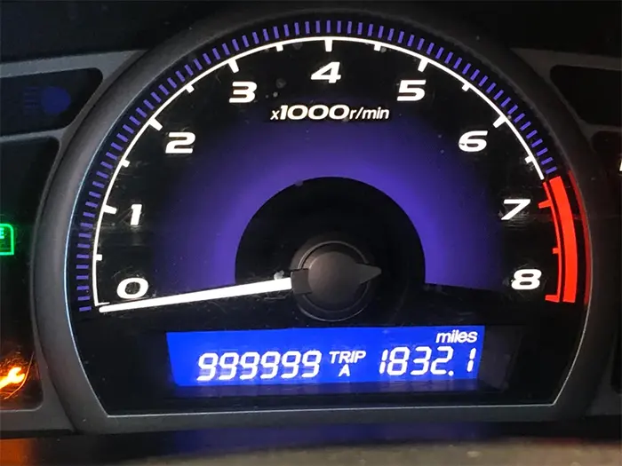 car runs one million miles in 13 years