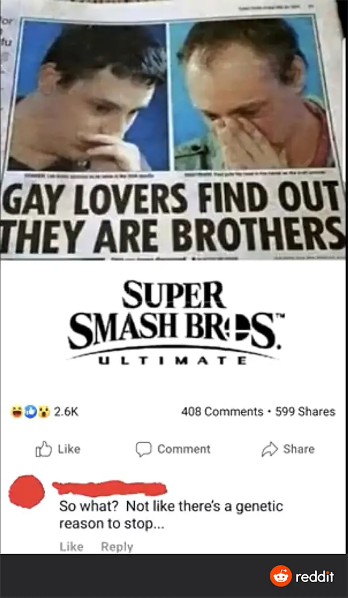cursed comments gay lovers find out they are brothers