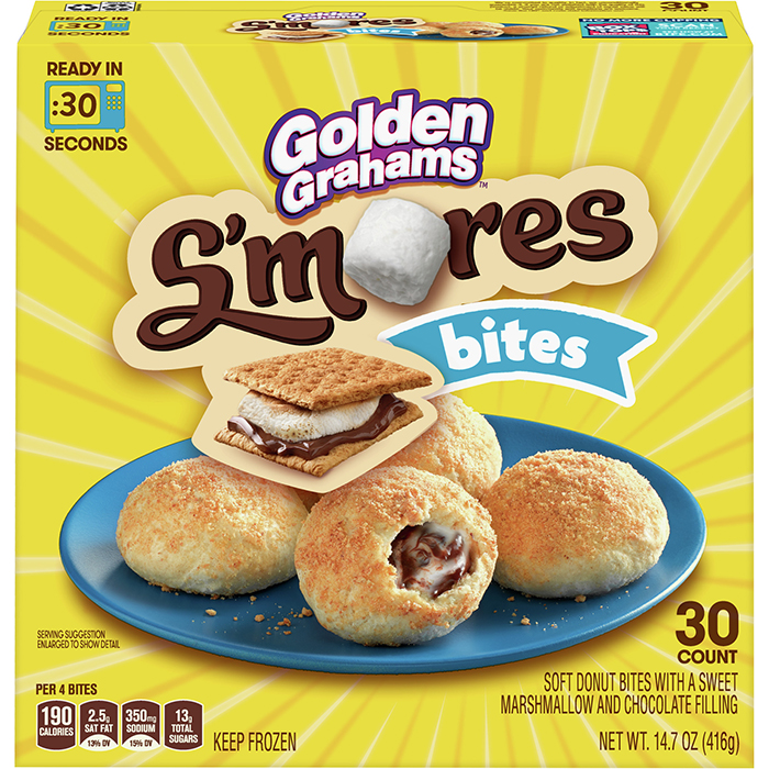 golden grahams s'mores bites