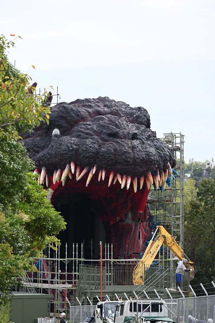 japanese theme park kaiju attraction by riku2006