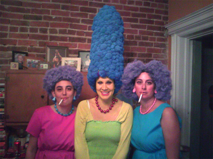 ladies the simpsons hair