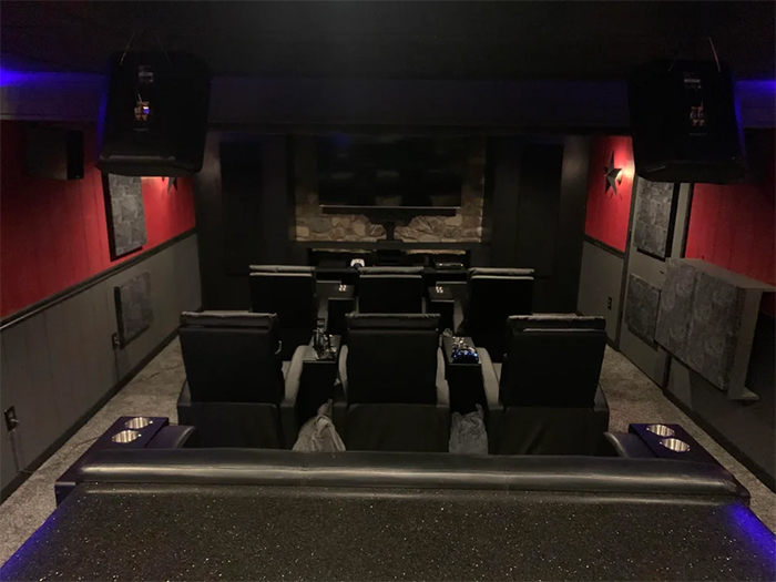 mini-cinema layout design