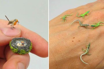 miniature animal sculptures