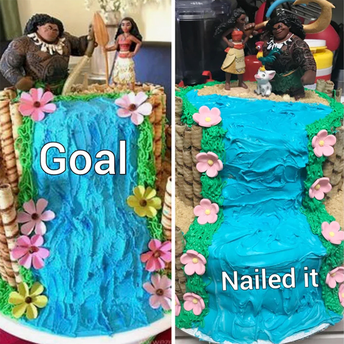 moana cake goal nailed it