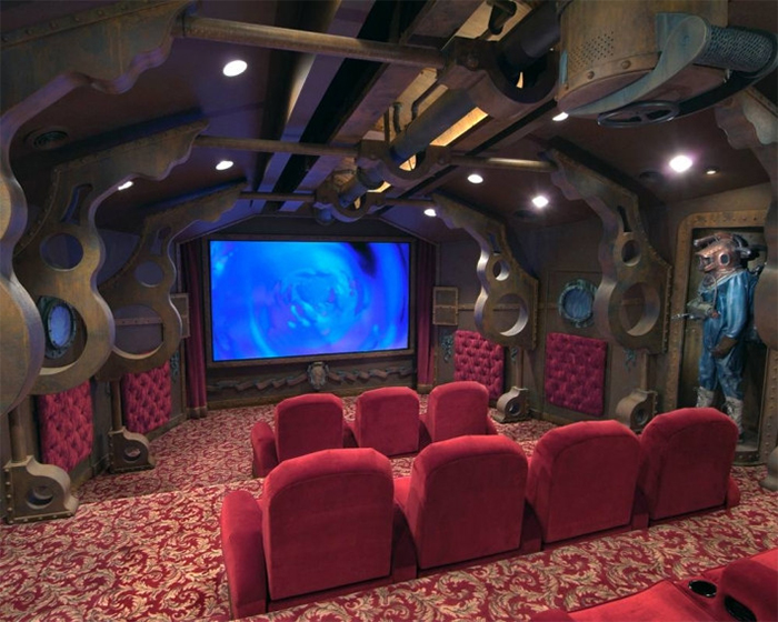 nautilus themed amazing home theaters