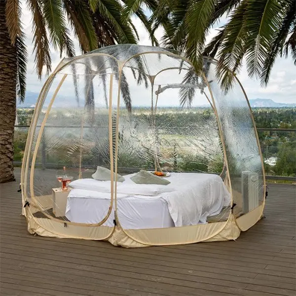 People Are Getting Giant Outdoor Bubble Tents To Get Them Through Winter
