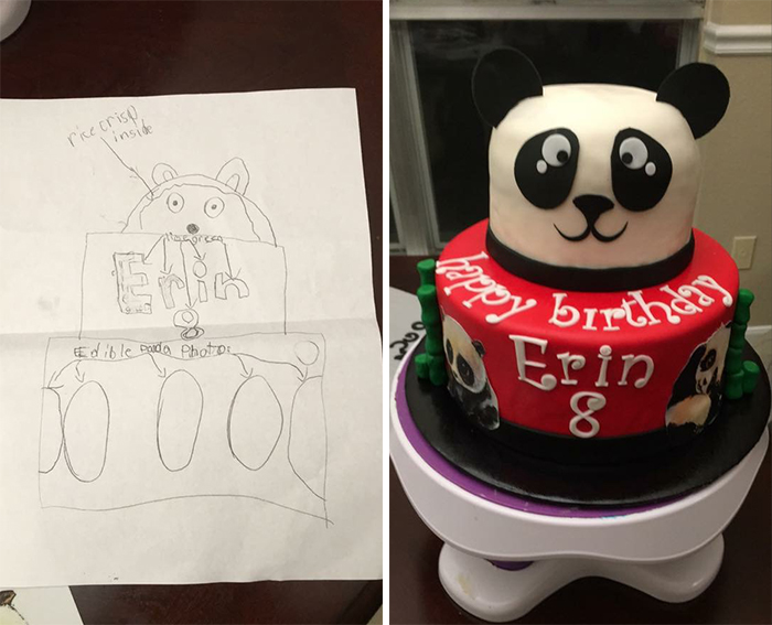 panda birthday cake better than expected