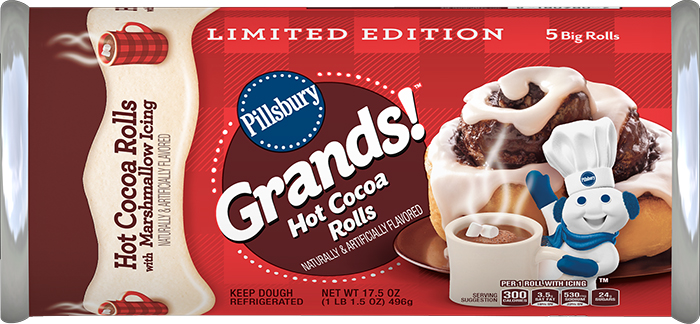 pillsbury grands! hot cocoa rolls