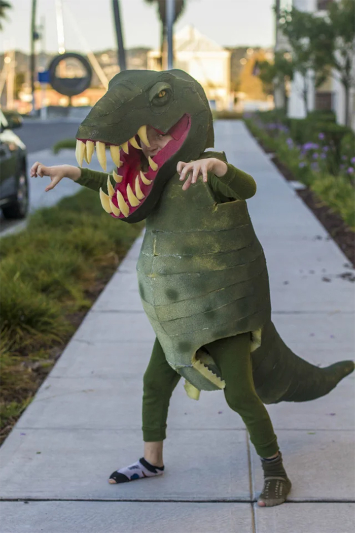 realistic t-rex costume