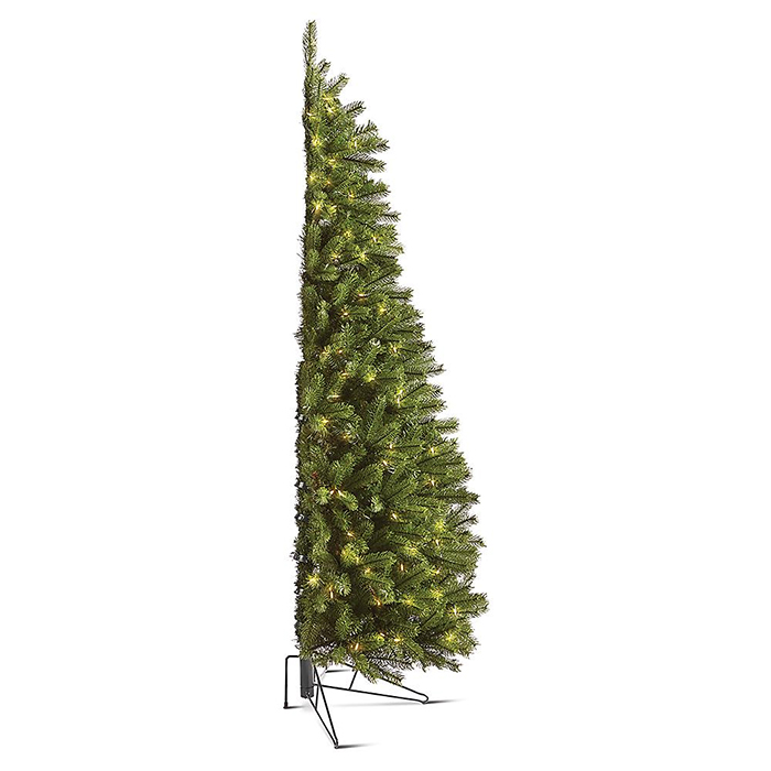 space-saving corner holiday tree