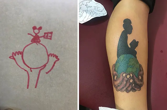 tattoo design better than expected