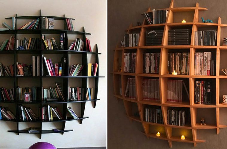 3D Sphere Bookshelf