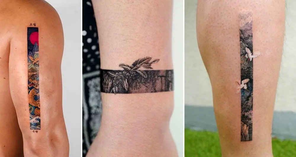 These Rectangular Tattoos Are Like Little Snippets Of Beautiful Scenery ...