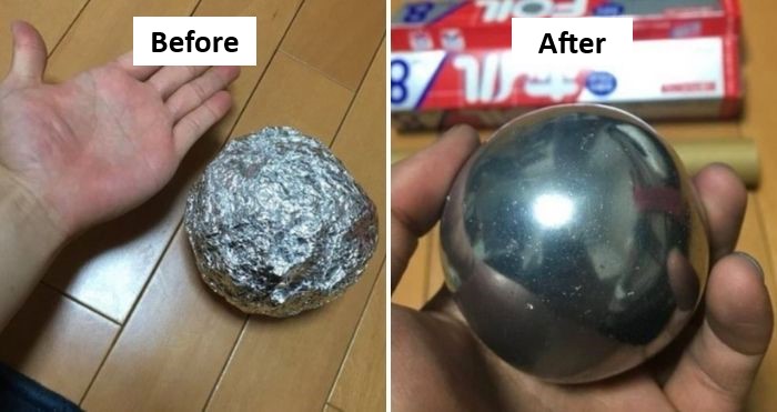 aluminum foil balls