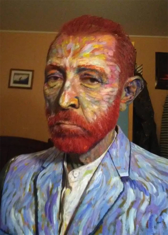 art teacher van gogh look