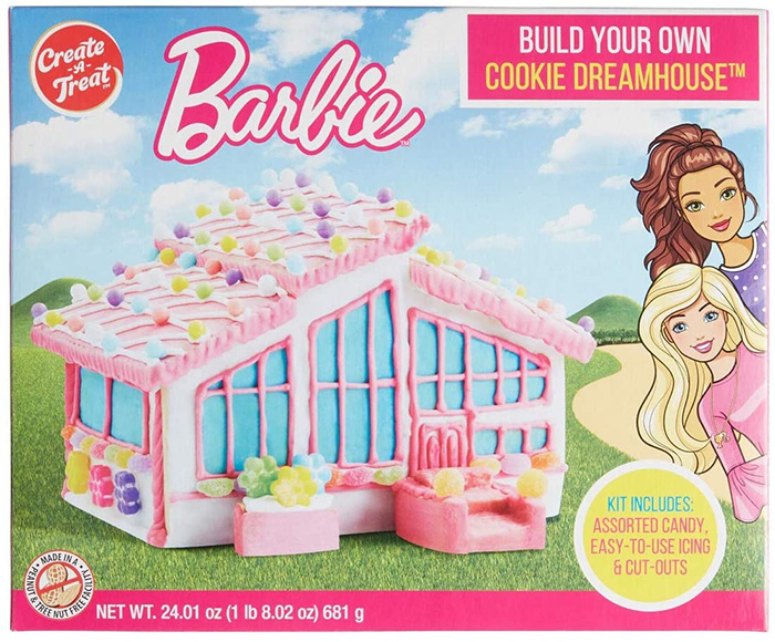 barbie cookie dreamhouse packaging front