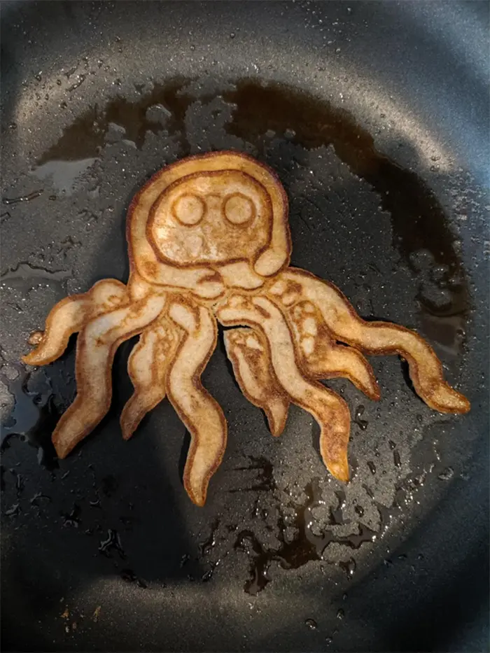 creative dads octopus pancake