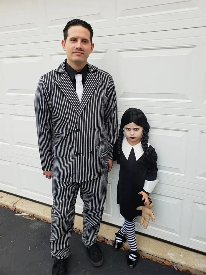 halloween costume ideas gomez and wednesday addams family