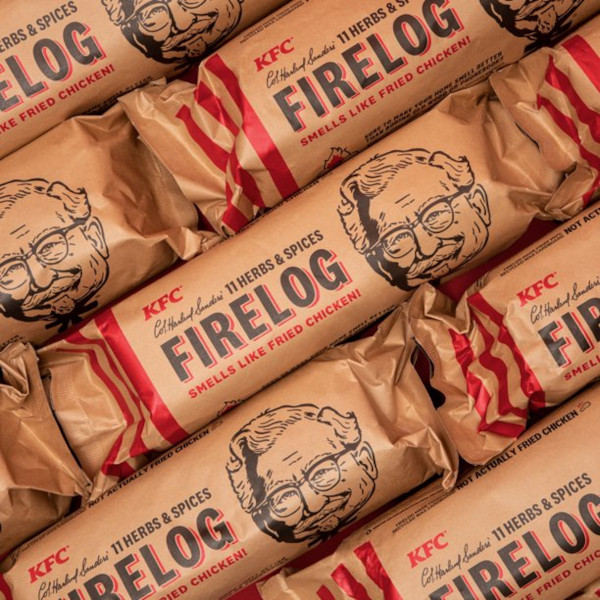 kfc fire logs