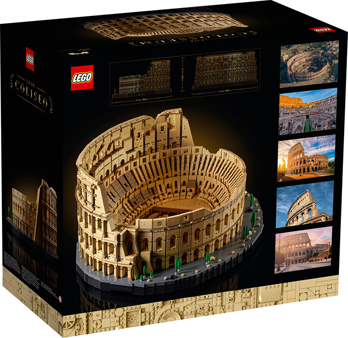 lego roman colosseum packaging back