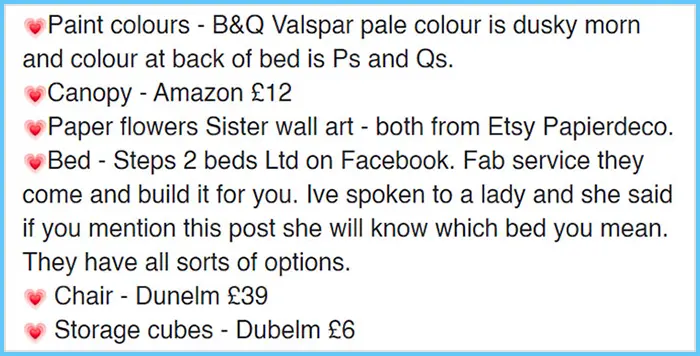 nicki draycott facebook post diy three-person bed for girls 3