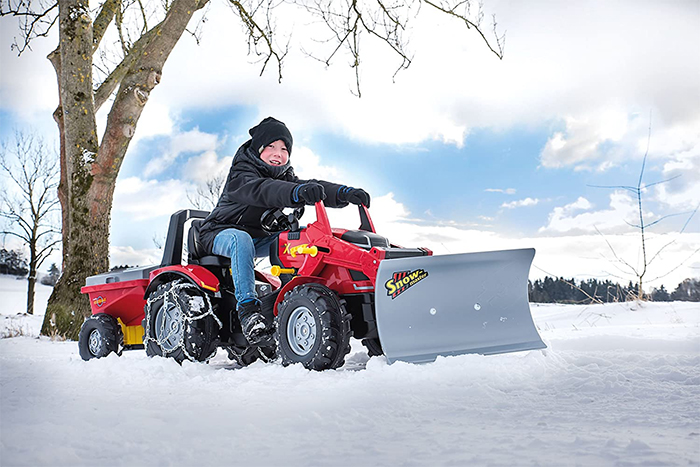 pedal powered snow plow