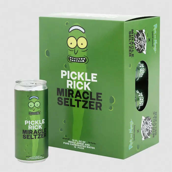 pickle rick miracle seltzer 12-pack