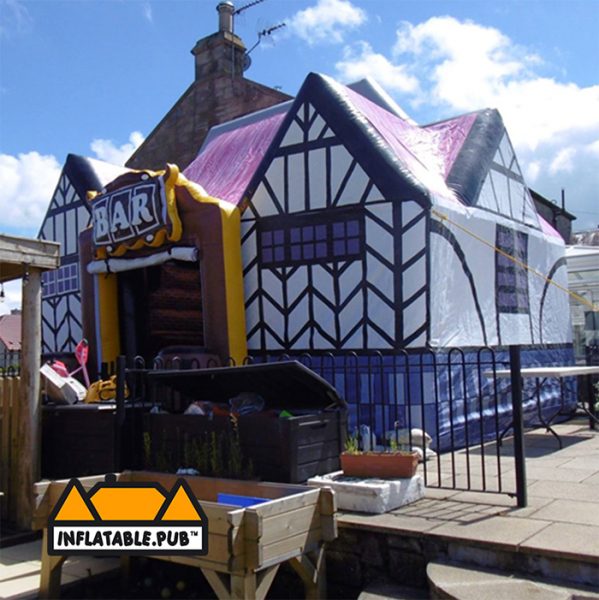 People Are Getting Inflatable Pubs For Their Backyards