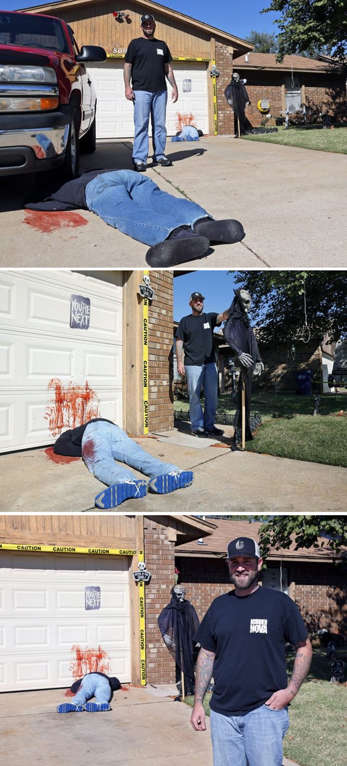 realistic gory halloween decorations