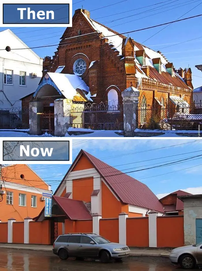 renovated buildings fail russian church