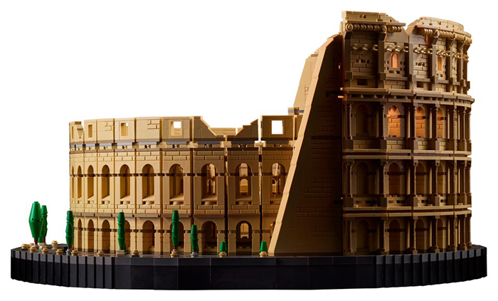 roman ampitheater brick toy