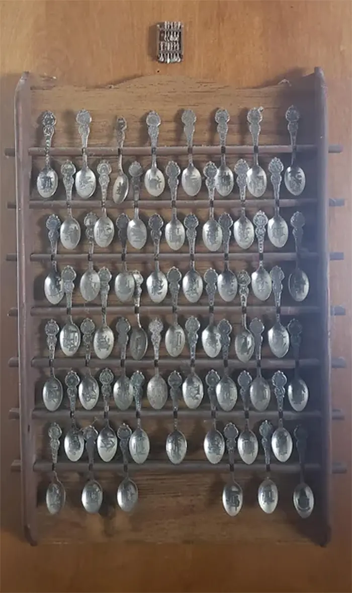 strange collections aunt collects spoons
