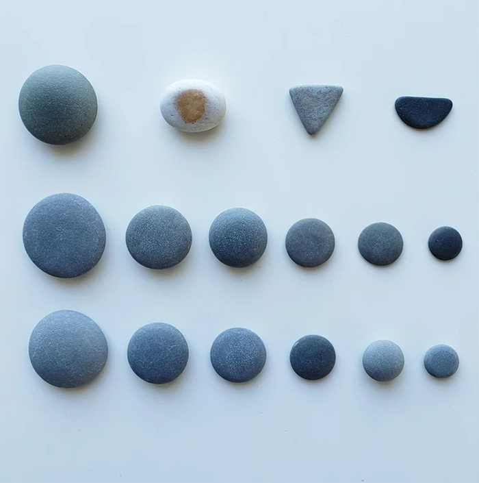 strange collections perfectly round rocks