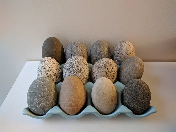unique collectibles rocks that look like eggs