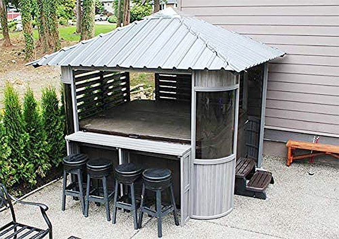 zento ultrawood hot tub gazebo