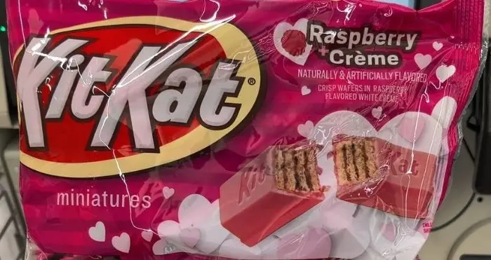 Kit Kat's Raspberry Crème