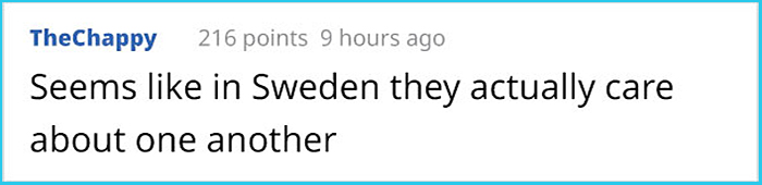 americans react to swede post comment thechappy
