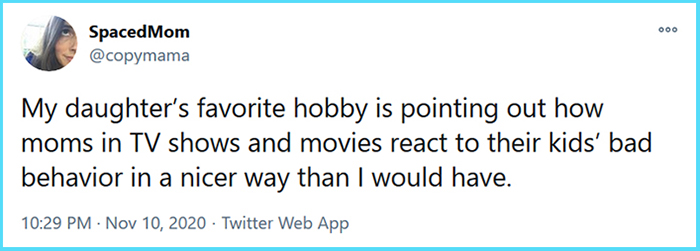 funny parenting tweets favorite hobby