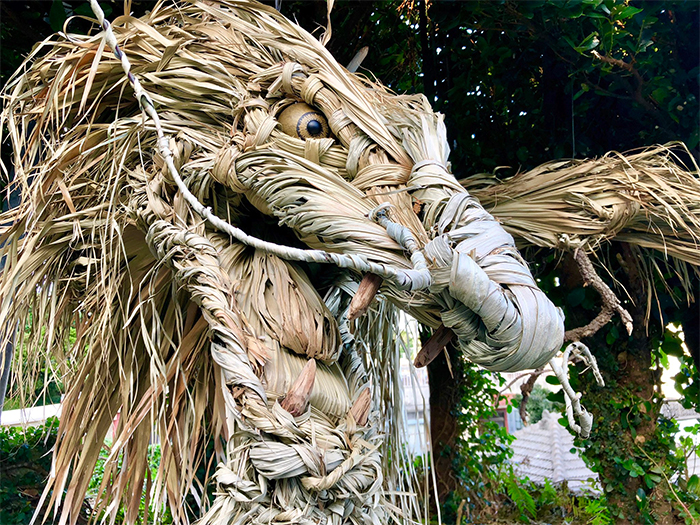japanese dragon sculpture shimadakara festival