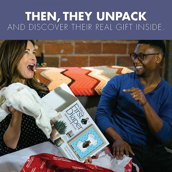 This Keepsake Frame Lets You Show Off Your Baby's First Diaper With Pride