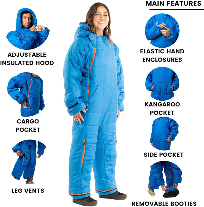 main features of the insulated onesie