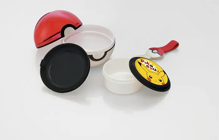 pokemon food container with partition