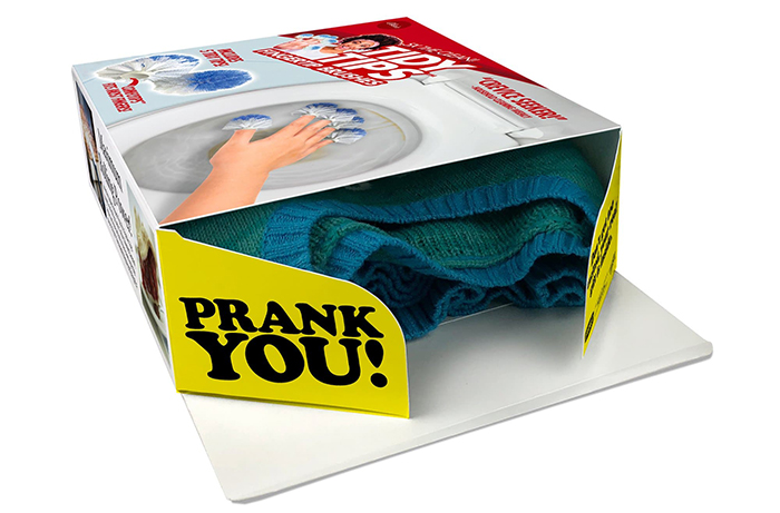 real gift inside tidy tips fingertip brushes prank gift box