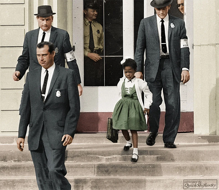 ruby bridges attends white elementary school