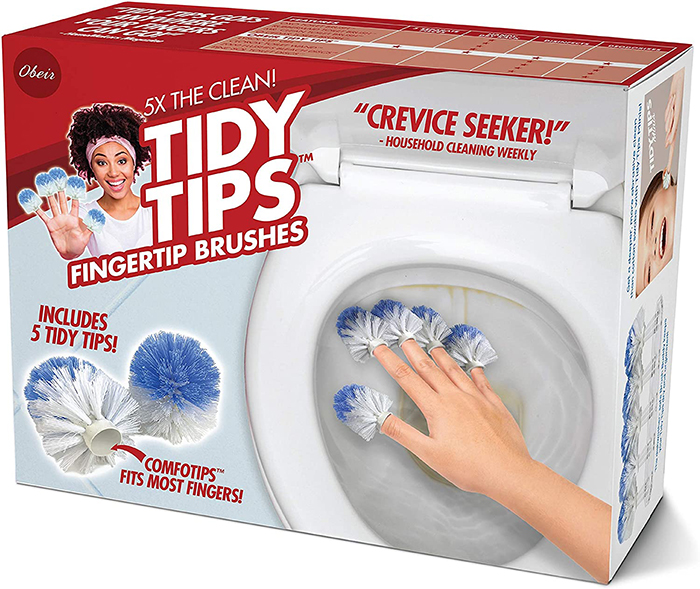 tidy tips fingertip brushes prank gift box front