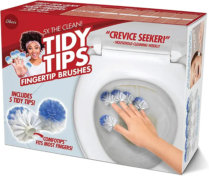 tidy tips fingertip brushes prank gift box front