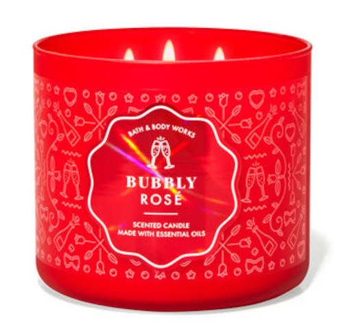 Bath and Body Works new Bubbly Rose candle scents