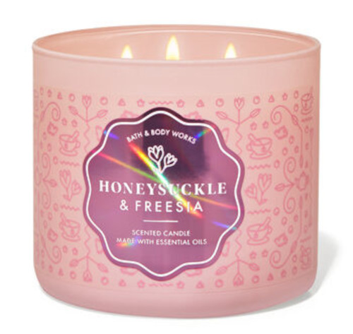 Honeysuckle and Freesia candle