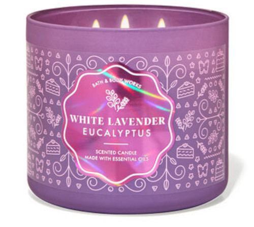 White Lavender Eucalyptus candle