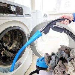 The Dryer Vent Cleaner Vacuum Hose Attachment Makes Cleaning Easy